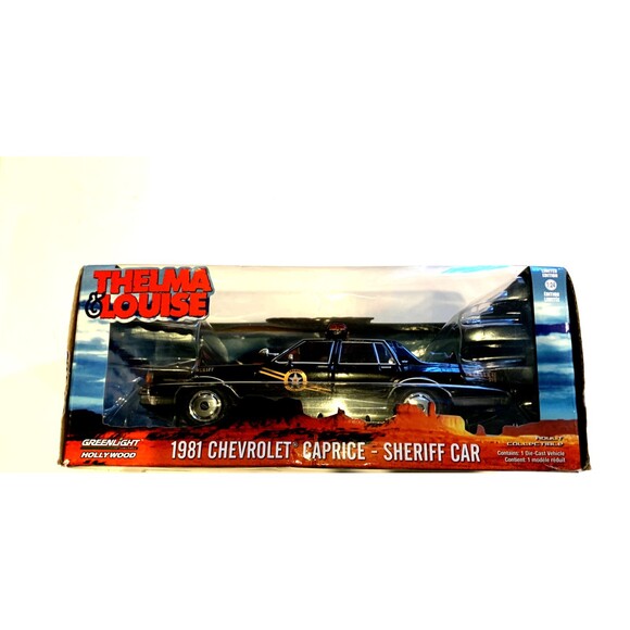 1981 Chevrolet Caprice Thelma & Louise Sheriff Greenlight GREEN MACHINE 1/24 - Picture 6 of 8
